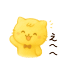 ふわ猫のよく使う日常スタンプ（個別スタンプ：11）