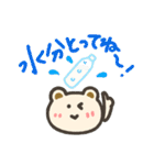 くりーむもふくま 夏（個別スタンプ：3）