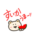 くりーむもふくま 夏（個別スタンプ：5）
