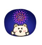 くりーむもふくま 夏（個別スタンプ：8）
