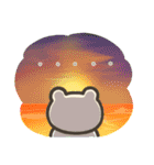 くりーむもふくま 夏（個別スタンプ：40）