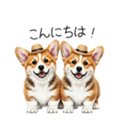 【夏】日常でも使える！コーギースタンプ（個別スタンプ：2）