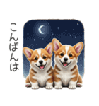 【夏】日常でも使える！コーギースタンプ（個別スタンプ：3）