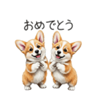 【夏】日常でも使える！コーギースタンプ（個別スタンプ：19）