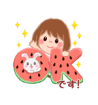 大人かわいい女子の夏（個別スタンプ：2）
