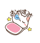 楽しくかわいいシロねこ（個別スタンプ：31）