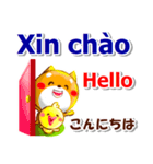 ベトナム、日本語、英語 コタとピヨ 連絡用（個別スタンプ：9）
