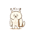 マッチョポメラニアン（個別スタンプ：5）