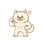 マッチョポメラニアン（個別スタンプ：8）