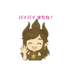 ゆるキャラ ブラック天使（個別スタンプ：7）
