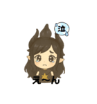 ゆるキャラ ブラック天使（個別スタンプ：16）