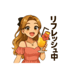 ドローン夏知(夏ver.)（個別スタンプ：2）