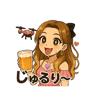 ドローン夏知(夏ver.)（個別スタンプ：11）
