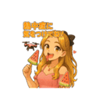ドローン夏知(夏ver.)（個別スタンプ：17）