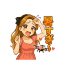 ドローン夏知(夏ver.)（個別スタンプ：19）