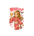 ドローン夏知(夏ver.)（個別スタンプ：27）