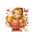 ドローン夏知(夏ver.)（個別スタンプ：34）