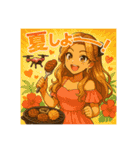 ドローン夏知(夏ver.)（個別スタンプ：40）