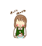 カフェバイトスタンプ（個別スタンプ：9）