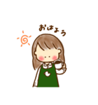 カフェバイトスタンプ（個別スタンプ：10）