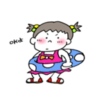 妹ちゃん。②夏（個別スタンプ：4）