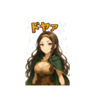 ファンタジー女子のほのぼのスタンプ（個別スタンプ：11）