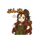 ファンタジー女子のほのぼのスタンプ（個別スタンプ：12）