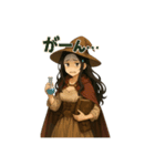 ファンタジー女子のほのぼのスタンプ（個別スタンプ：14）