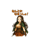 ファンタジー女子のほのぼのスタンプ（個別スタンプ：19）