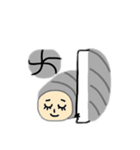 顔ありダンゴムシ（個別スタンプ：16）