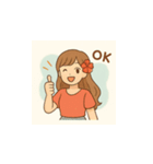 明るいさやかさん（個別スタンプ：4）