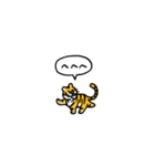 小さいトラ(フキダシ)（個別スタンプ：34）