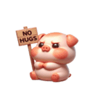 ピンクのブタ毒舌返信スタンプ（個別スタンプ：29）