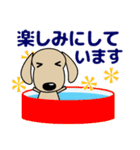 優しい気づかい ダックスフンド-犬好き 夏（個別スタンプ：26）