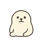 知らんぷりアザラシのとぼけ日常（個別スタンプ：1）
