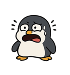 怒りん坊ペンギンの気分爆発（個別スタンプ：3）
