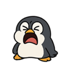 怒りん坊ペンギンの気分爆発（個別スタンプ：4）