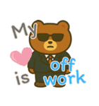 ベアベイビーズの生活 (えいご) Ver4（個別スタンプ：18）