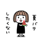 毎年使える♡ゆるかわ女子・夏（個別スタンプ：14）
