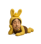 疲れたひろゆき「喫茶店で働くおいら。」（個別スタンプ：9）