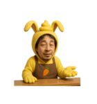 疲れたひろゆき「喫茶店で働くおいら。」（個別スタンプ：16）