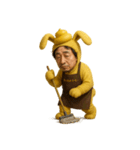 疲れたひろゆき「喫茶店で働くおいら。」（個別スタンプ：33）