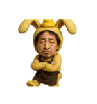 疲れたひろゆき「喫茶店で働くおいら。」（個別スタンプ：36）
