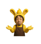 疲れたひろゆき「喫茶店で働くおいら。」（個別スタンプ：37）