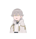 [刀剣乱舞]鶴丸リアクションスタンプ（個別スタンプ：2）