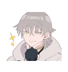 [刀剣乱舞]鶴丸リアクションスタンプ（個別スタンプ：3）