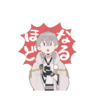 [刀剣乱舞]鶴丸リアクションスタンプ（個別スタンプ：7）