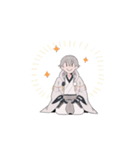 [刀剣乱舞]鶴丸リアクションスタンプ（個別スタンプ：9）