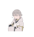 [刀剣乱舞]鶴丸リアクションスタンプ（個別スタンプ：10）