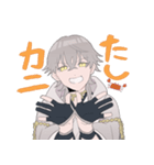 [刀剣乱舞]鶴丸リアクションスタンプ（個別スタンプ：15）